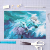 機内の馬の分離 薄葉紙 (クラフト)