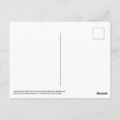 機内ハチドリ ポストカード (裏面)