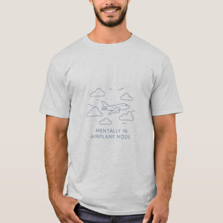 機内モード中 – ミニマリストトラベルTシャツ Tシャツ