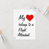 機内乗務員であることを示すカード カード (正面/裏面インサイチュ)