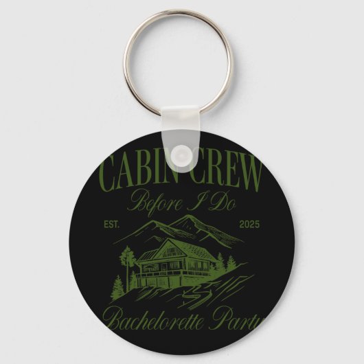 機内乗務員パーティー Before I Do 花嫁の友達 キャンプ バック キーホルダー (正面)