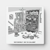 機動隊が物件を襲撃 – 警おもしろい察テーマ フォトプラーク (正面)