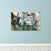 機動隊 キャンバスプリント (インサイチュ (ウッドフロア))