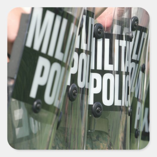 機動隊 スクエアシール (正面)