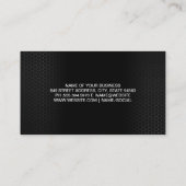 機器スポーツのアイコン 名刺 (裏面)