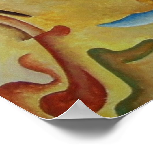 機器プリント ポスター (角)