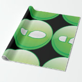 機器独身のシンボルの折り返し紙 ラッピングペーパー (アンロールド)