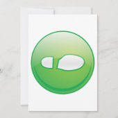 機器独身のシンボル招待状 招待状 (正面)