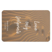 機器離れ機器のみビーチ引用文 マグネット (横)