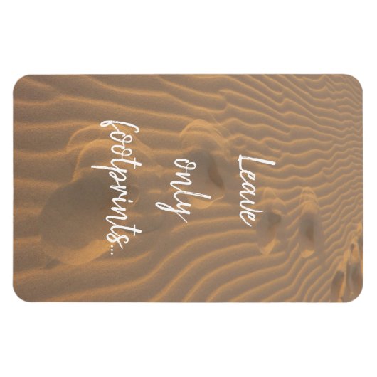 機器離れ機器のみビーチ引用文 マグネット (横)