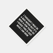 機嫌が悪い スタンダードカクテルナプキン (角)