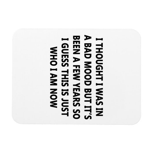 機嫌が悪い マグネット (横)