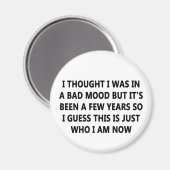 機嫌が悪い マグネット (正面/裏面)