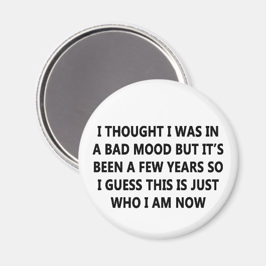 機嫌が悪い マグネット (正面/裏面)