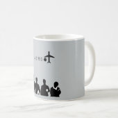 機室圧力のマグ コーヒーマグカップ (正面右)