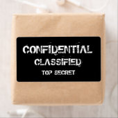 機密の極秘情報ラベル ラベル (インサイチュ)