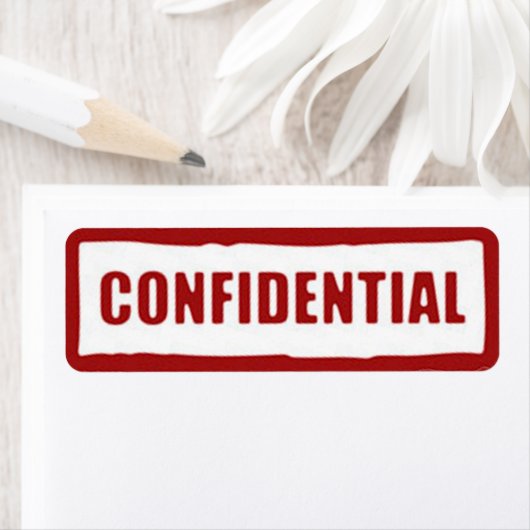 機密ステッカー ラベル (インサイチュ)