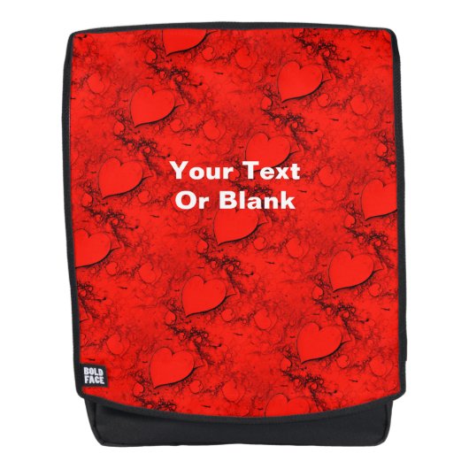 機密ハート バックパック (正面)