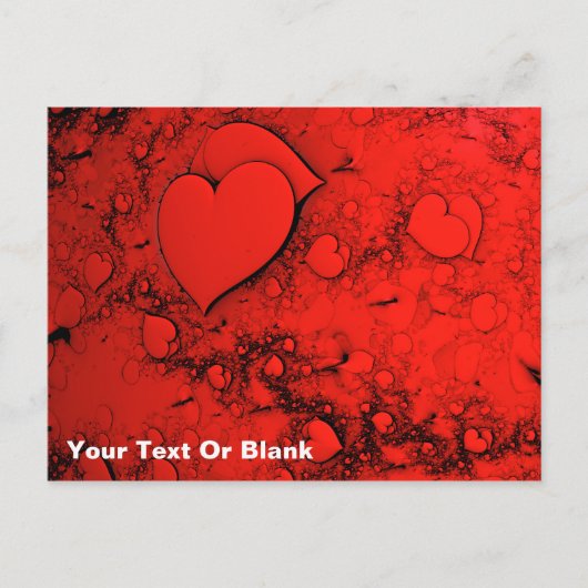 機密ハート ポストカード (正面)