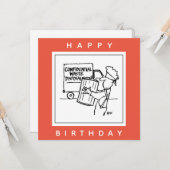 機密廃棄物処分漫画 カード (正面/裏面インサイチュ)