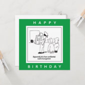 機密廃棄物管理の漫画 カード (正面/裏面インサイチュ)