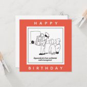 機密廃棄物管理の漫画 カード (正面/裏面インサイチュ)