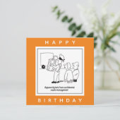 機密廃棄物管理の漫画 カード (スタンド正面)