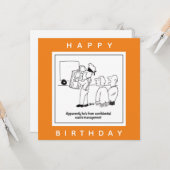 機密廃棄物管理の漫画 カード (正面/裏面インサイチュ)