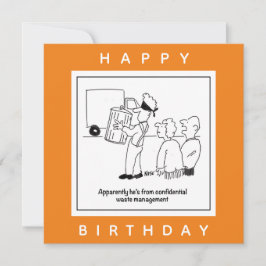 機密廃棄物管理の漫画 カード