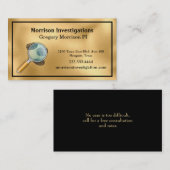 機密指紋民間調査 名刺 (正面/裏面)