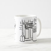 機密書類の廃棄と不用な郵便物 コーヒーマグカップ (正面右)