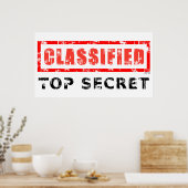 機密最高機密 ポスター (キッチン)