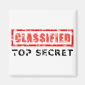 機密最高機密 マグネット (正面)