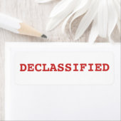 機密解除 ラベル (インサイチュ)