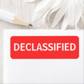 機密解除 ラベル (インサイチュ)