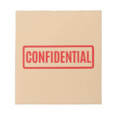 機密 ノートパッド (正面)