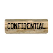 機密 ラベル (正面)