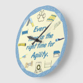 機敏性のタイムクロック ラージ壁時計 (傾斜)