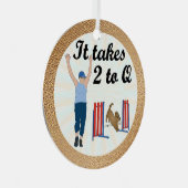 機敏性 – 2からQまで メタルオーナメント (正面右)