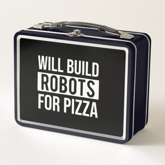 機械おもしろいエンジニアリングロボットPizza Robotics メタルランチボックス (正面)