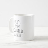 機械おもしろい技術者 コーヒーマグカップ (正面左)