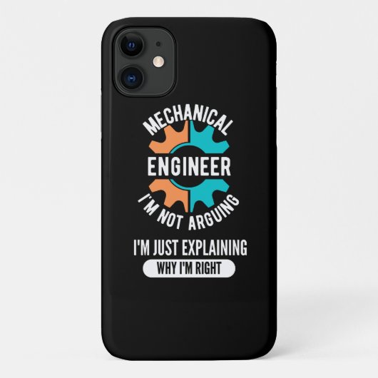 機械おもしろい技術者、機械エンジニアリング Case-Mate iPhoneケース (裏面)
