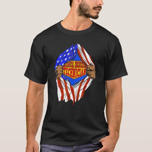 機械すごいエンジニアリング技術者の英雄の仕事 Tシャツ (正面)