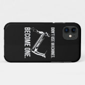 機械になり、強い女の子はトレッドミルを持ち上げる Case-Mate iPhoneケース (裏面(横))