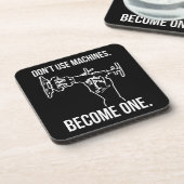 機械になる – 漫画の強おもしろい力者を持ち上げる コースター (左側)