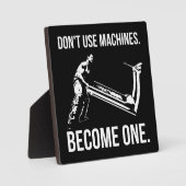 機械になる – 漫画，強い男， Treadmill フォトプラーク (正面)