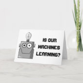 機械の学技術ユーモア カード (正面)