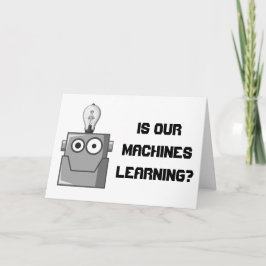 機械の学技術ユーモア カード