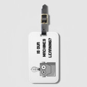 機械の学技術ユーモア ラゲッジタグ (正面縦)