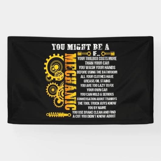 機械の整備士もしの理由 横断幕 (横)